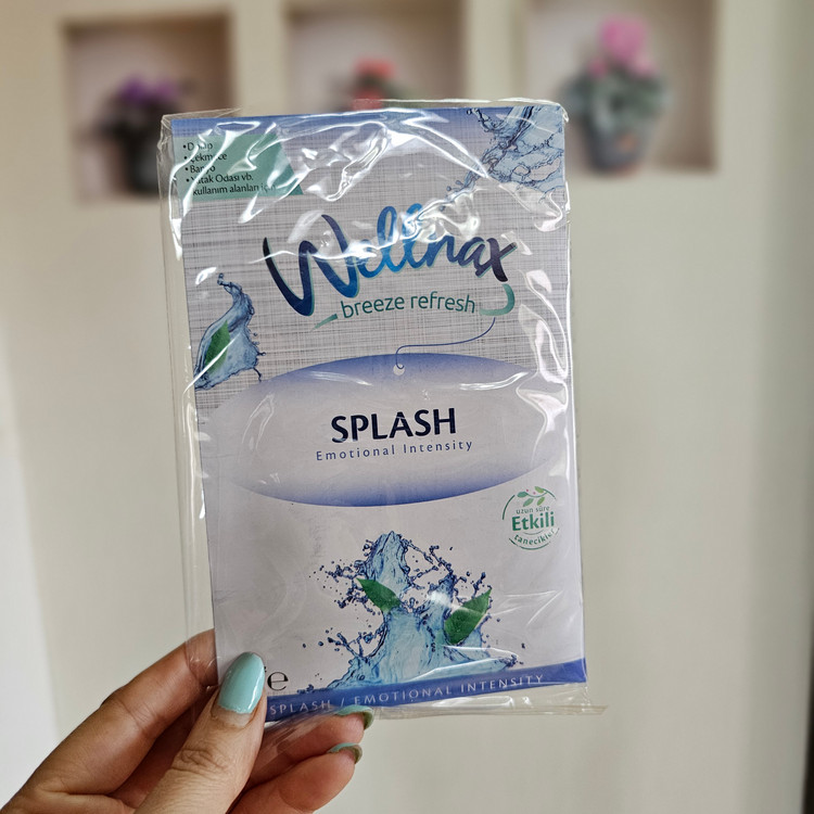 خوشبو کننده و ضد بید کمد ولناکس wellnax مناسب کمد لباس، حوله و رخت خواب مدل SPLASH