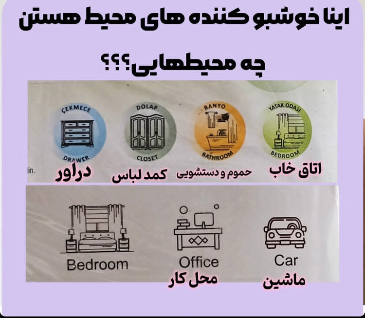 خوشبو کننده و ضد بید کمد ولناکس wellnax مناسب کمد لباس، حوله و رخت خواب مدل PUDRA EFEKT