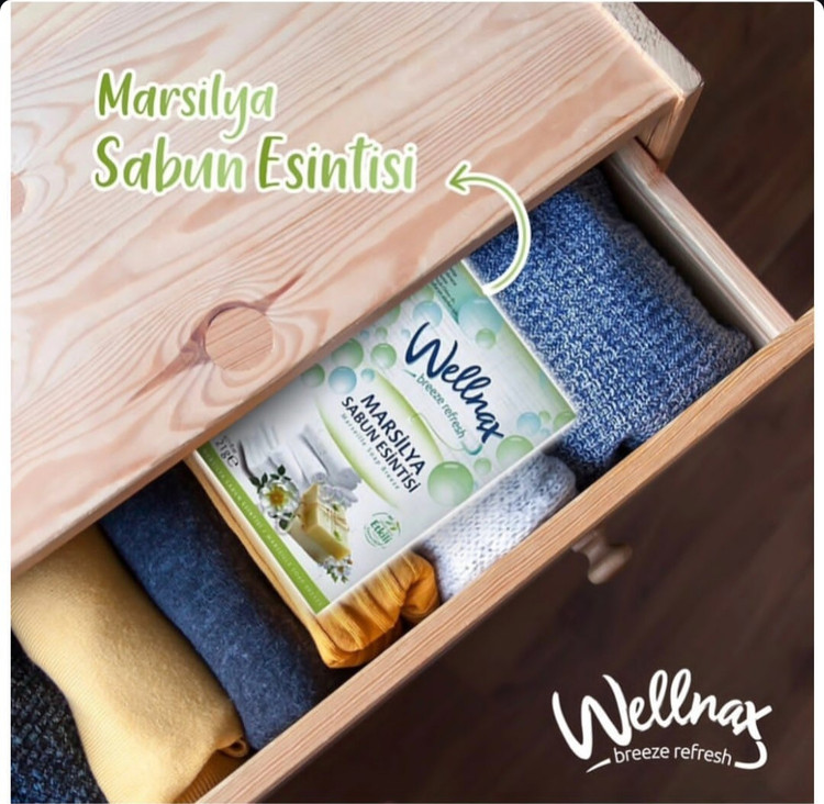 خوشبو کننده و ضد بید کمد ولناکس wellnax مناسب کمد لباس، حوله و رخت خواب مدل VALERIAN